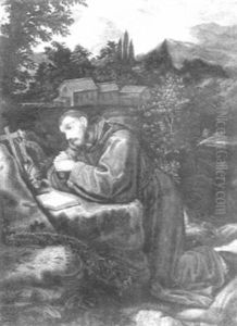 San Francesco In Preghiera by Alessandro di Cristofano Allori