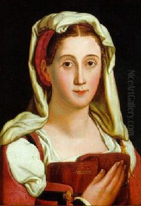 Bildnis Einer Dame by Alessandro di Cristofano Allori