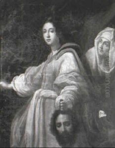 Judith With The Head Of Holofernes by Alessandro di Cristofano Allori