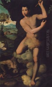 Portrait D'un Jeune Homme En Mercure Avec Argus Portrait D'un Jeune Homme En Mercure Avec Argus