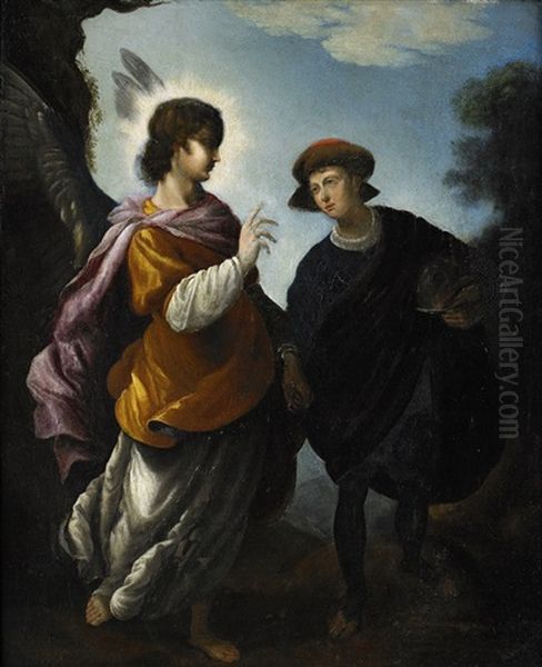 Tobias With The Angel - view 1