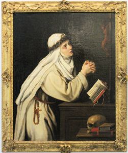 Saint Catherine Of Siena In Prayer