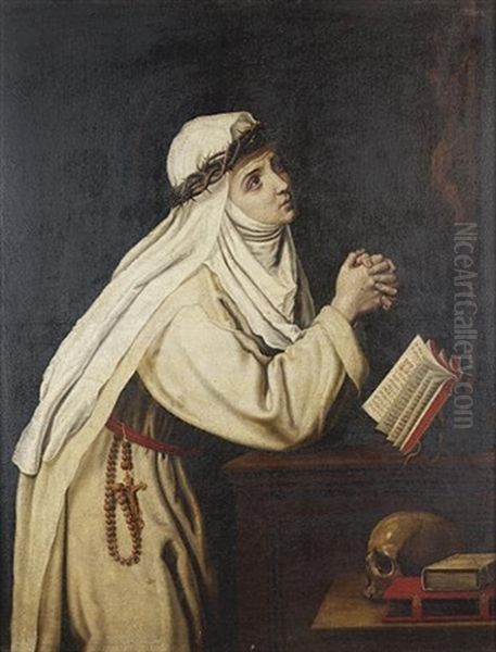 Saint Catherine Of Siena In Meditation - view 1