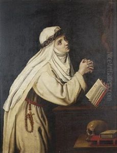 Saint Catherine Of Siena In Meditation