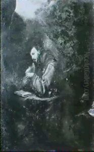 Saint Francis Of Assisi At Prayer