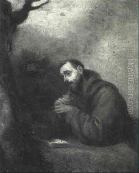 Saint Francis In Contemplation - view 1