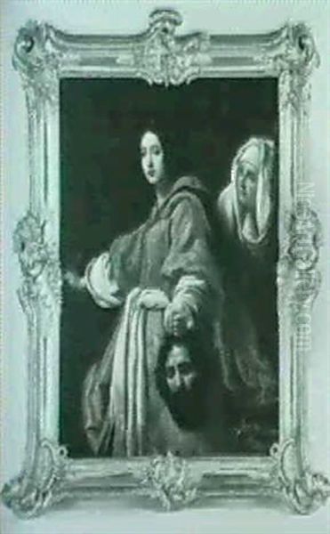 Judith Mit Dem Haupt Des Holofernes (judith 13, 1-12). Replik Des Gemaldes In Der Galleria Palatina Im Palazzo - view 1
