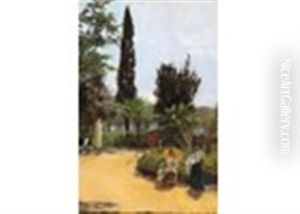 A Summer Afternoon by Laura Theresa Alma-Tadema