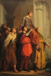 Opus Xii -triumphal Return Of Willem Saeftingen To The Abbey Terdoest, 1860 by Sir Lawrence Alma-Tadema