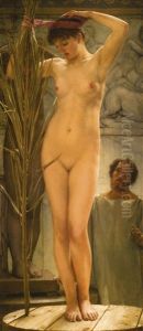 The Sculptor"s Model by Sir Lawrence Alma-Tadema