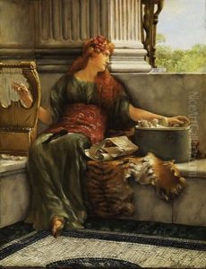 Sapho by Sir Lawrence Alma-Tadema