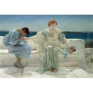 Ask Me No More... For At A Touch I Yield by Sir Lawrence Alma-Tadema