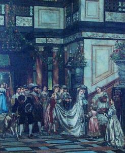 The Wedding Procession by Sir Lawrence Alma-Tadema