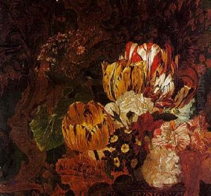 Still Life Of Flowers by Sir Lawrence Alma-Tadema