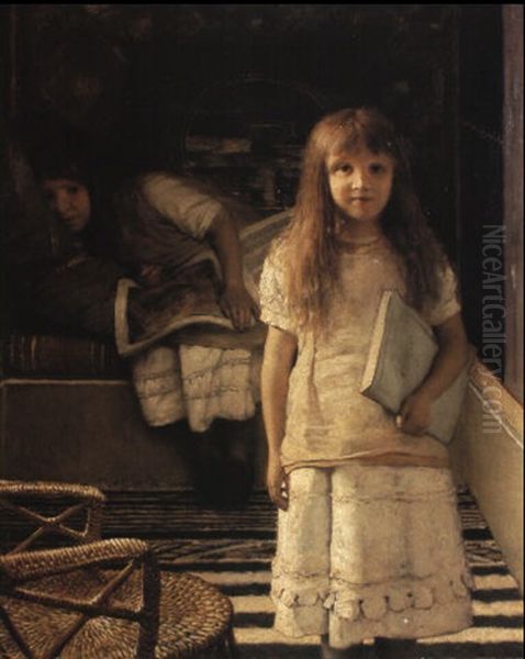 Portrait Of The Misses Alma-tadema As Children - view 1