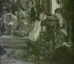 Study For A Picture Gallery by Sir Lawrence Alma-Tadema