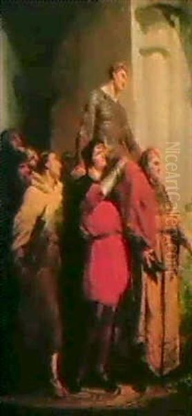 Triumphal Return Of Willem An Saeftingen To The Abbey Terdoest In 1513 - view 1