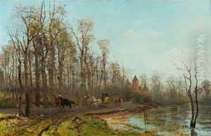 El Carruaje", 1899 by Mariano Alonso Perez