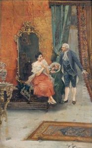 La Visite Galante Au Bouquet De Roses