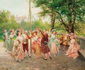 Feest In Het Park - La Fete Dans Le Parc by Mariano Alonso Perez