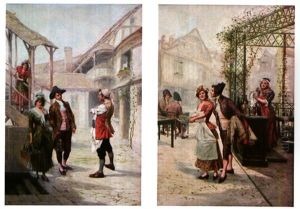 Scenes Galantes (pair)