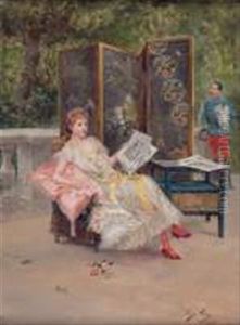 Elegante Et Son Soupirant