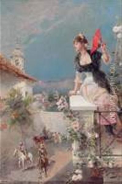 Jeune Femme A L'eventail - view 1