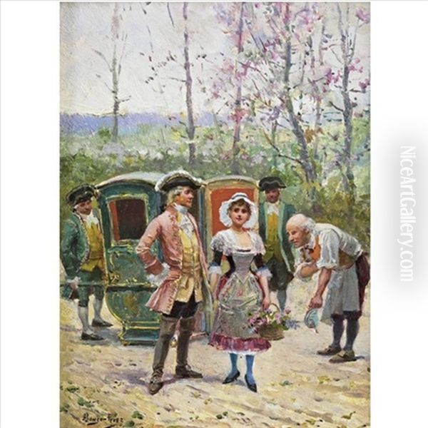 In Front Of The Sedan Chair - view 1
