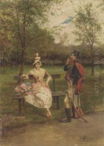 Flirtation by Mariano Alonso Perez