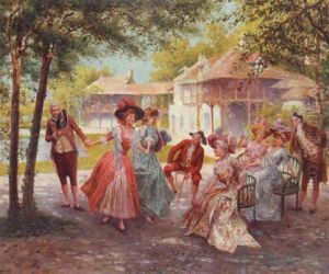 The Garden Party by Mariano Alonso Perez