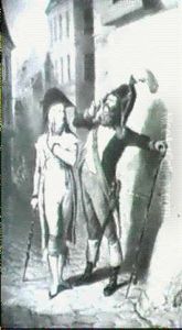 Scene De Rue En 1797 by Mariano Alonso Perez