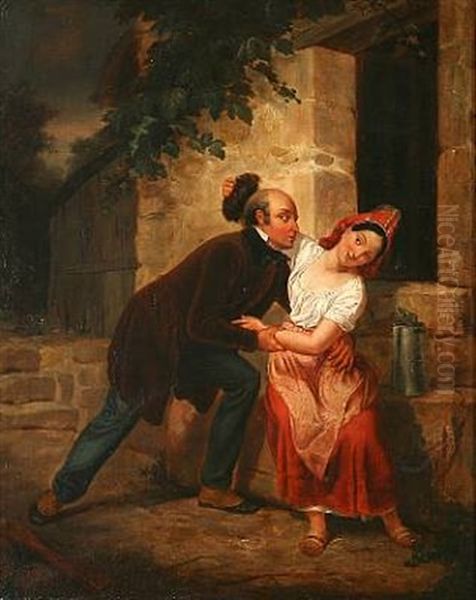 The Flirting Man Is Loosing His Wig - view 1