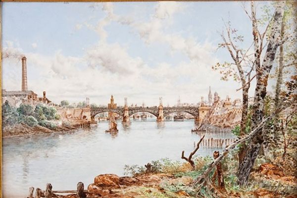 View Of The Harbor From Cartuja Park Seville - view 1