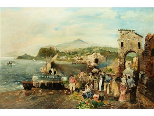 Mediterrane Uferlandschaft - view 1
