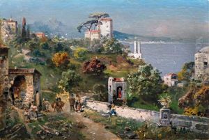 Italiai Reszlet Alakokkal by Robert Alott