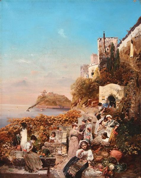 Market Day Along The Coast - view 1