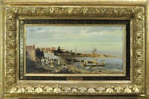 Italienische Kuste Bei Venedig by Robert Alott