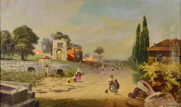 Landscape With Route In Southern Italy - view 1