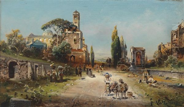 Reges Treiben Auf Der Via Appia - view 1