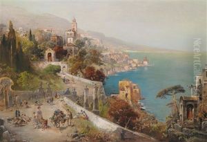 Suditalienische Kustenlandschaft by Robert Alott