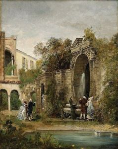 By The Garden Wall (+ Huntsmen At The Garden Edge; Pair)
