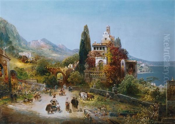 Italienische Kustenlandschaft (in Ligurien?) - view 1