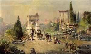 Ansicht Des Forum Romanum