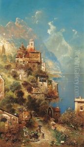 Motiv Am Gardasee (?) by Robert Alott