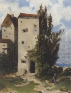 Landschaft In Sudtirol (?) by Robert Alott