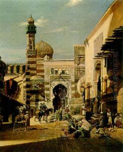 The Arabian Courtyard by Robert Alott