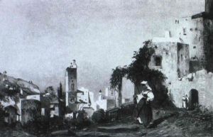 Italienisches Kleinstadtchen by Robert Alott