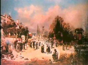 Vue Of Ajaccio, Corsica by Robert Alott