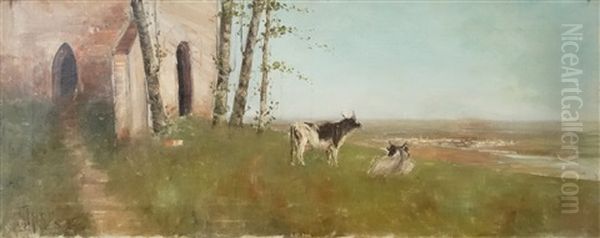 The Lawn Near Ruin - view 1