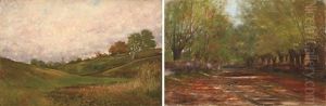 To Castle Julia Hasdeu (+ Hills In The Afternoon; 2 Works) by Juan (Alexandru Paraschivescu) Alpar